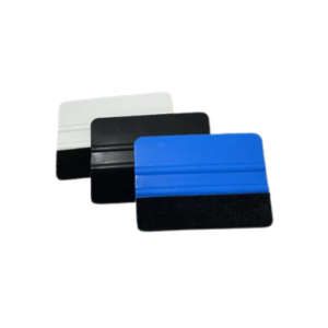 Normal squeegee card with felt