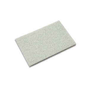 Thinner white scrub pad