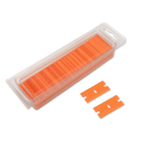 Double edge plastic razor blade 100 packs in one blister box